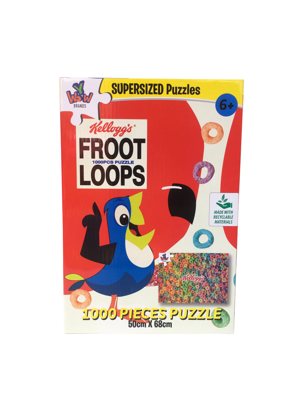 Super-Sized 1000 Piece Puzzle - Kellogg's - Froot Loops