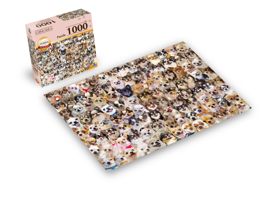 1000 PCS CHIHUAHUA IMPOSSIBLE PUZZLE